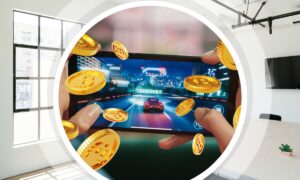 How does the Harvest game in Allcoins work to earn cryptocurrencies?